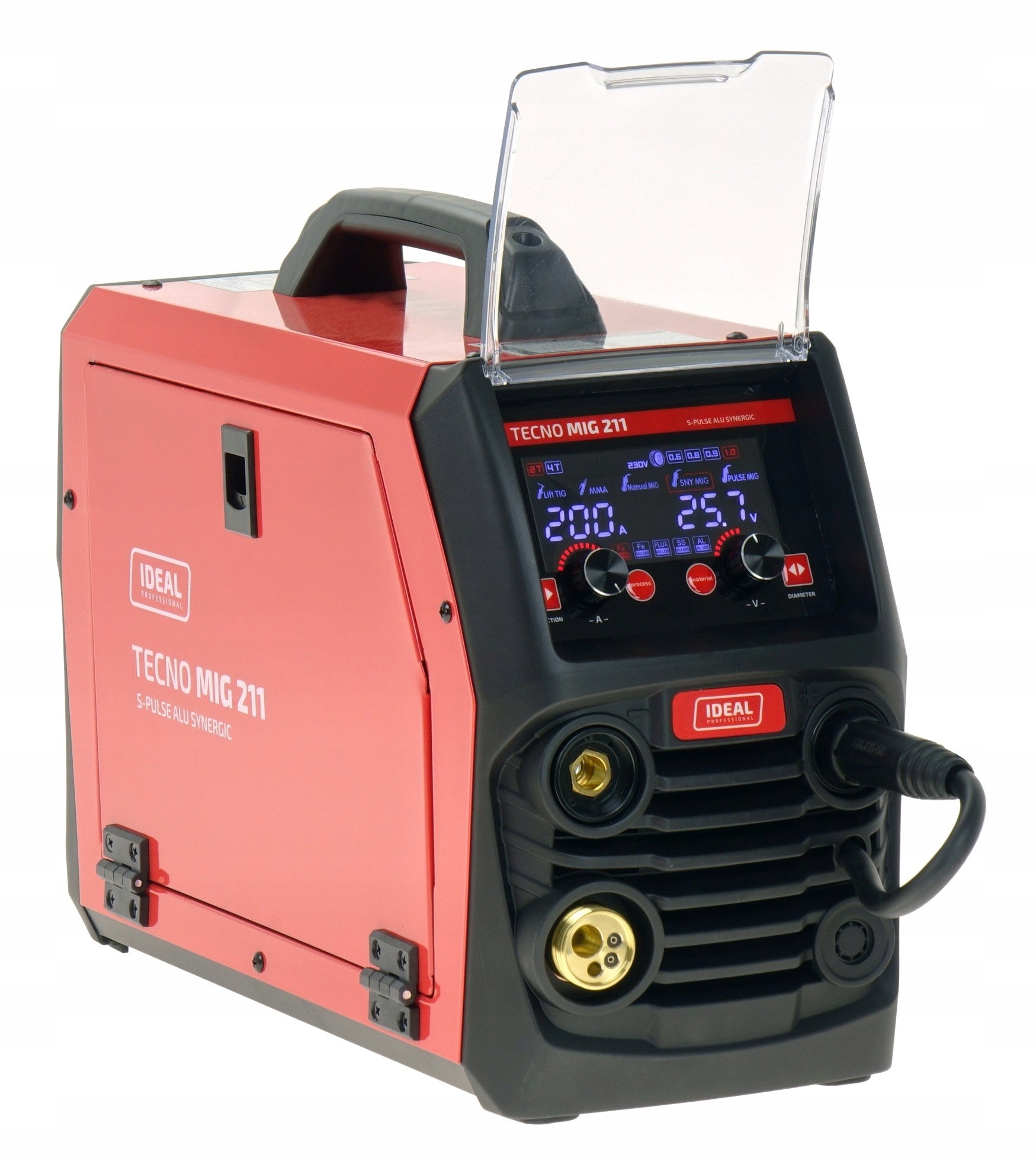WELDER Migomat Ideal TECNO MIG 211 S PULSE ALU SYNERGIC Cylinder set Manufacturer code 211