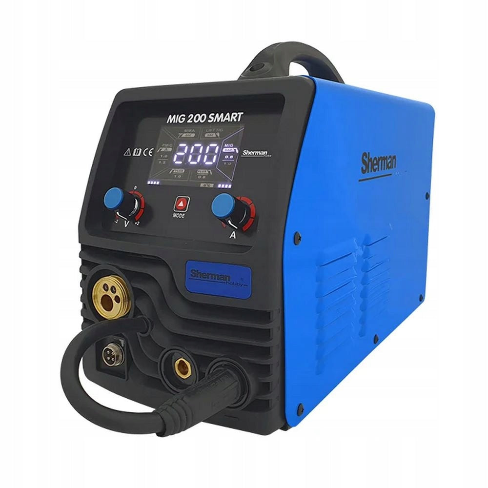 WELDER SHERMAN SMART MIG 200A Synergy MAG MMA TIG 230V INVERTER Packaging status original