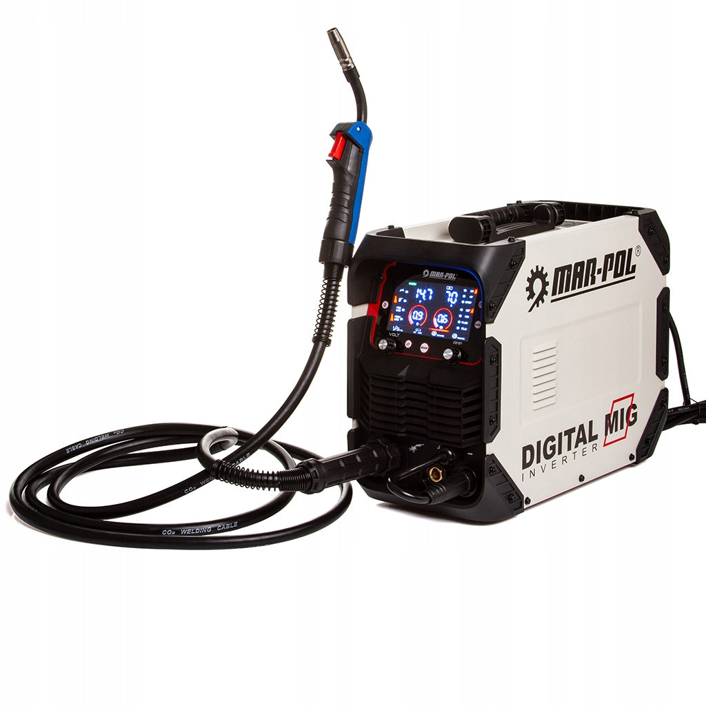 WELDING MACHINE FOR ALUMINIUM SYNERGY 250A INVERTER MIG MMA TIG MIGOMAT M79368 Brand Mar-Pol