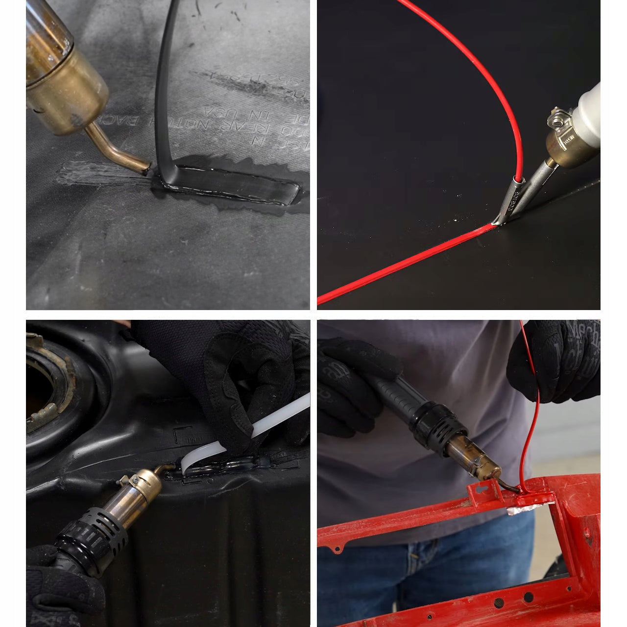 WELDING MACHINE FOR PLASTIC WELDING MACHINE 6x NOZZLE 6x PLASTIC 2x MESH SHOE HQ 858DII Manufacturer code 858DII SPAWARKA DO PLASTIKU 700W 120l LED HQ
