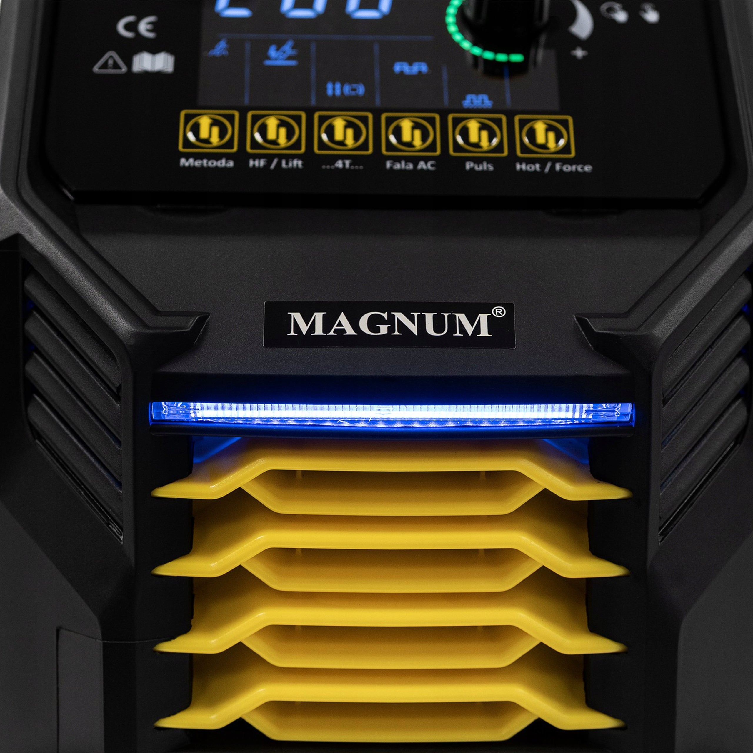 WELDING MACHINE MAGNUM TIG AC DC THF 223P 230V 200A PULSE BI LEVEL MMA LIFT HF SPOT Model U I THF223P ACDC