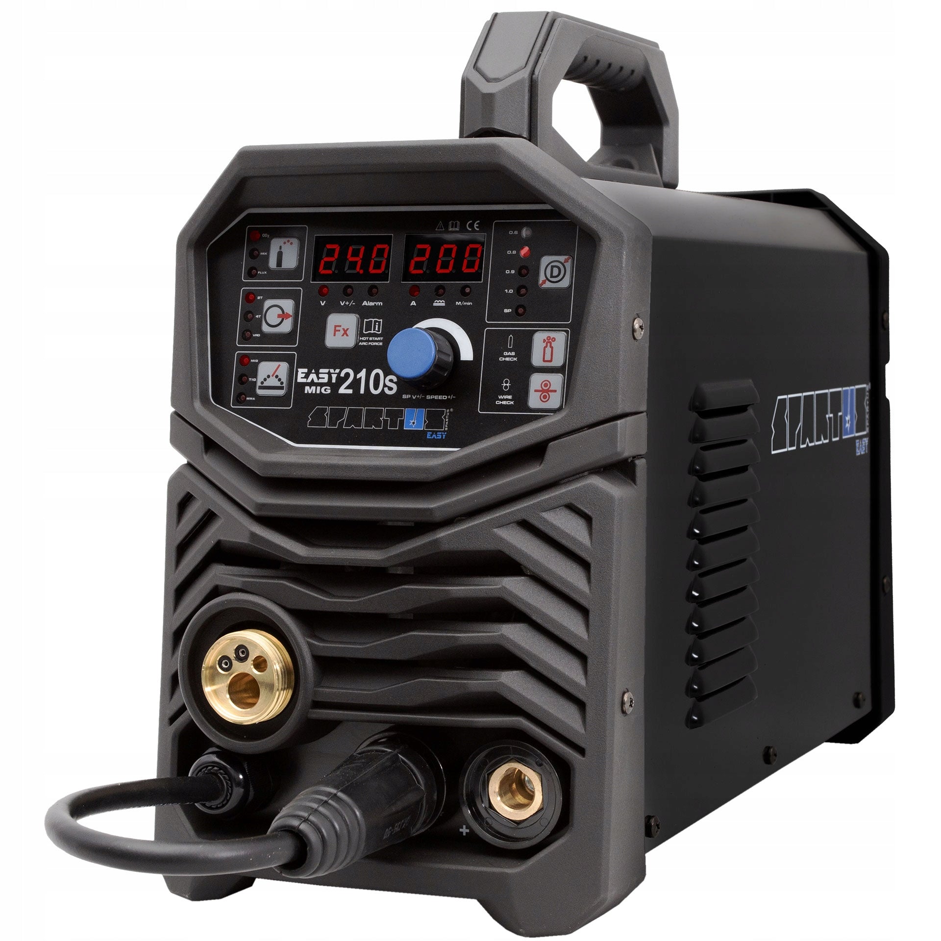 WELDING MACHINE MIG MAG SPARTUS EASYMIG 210S 200A MMA TIG LIFT Manufacturer code EasyMIG210S_pak_15-3