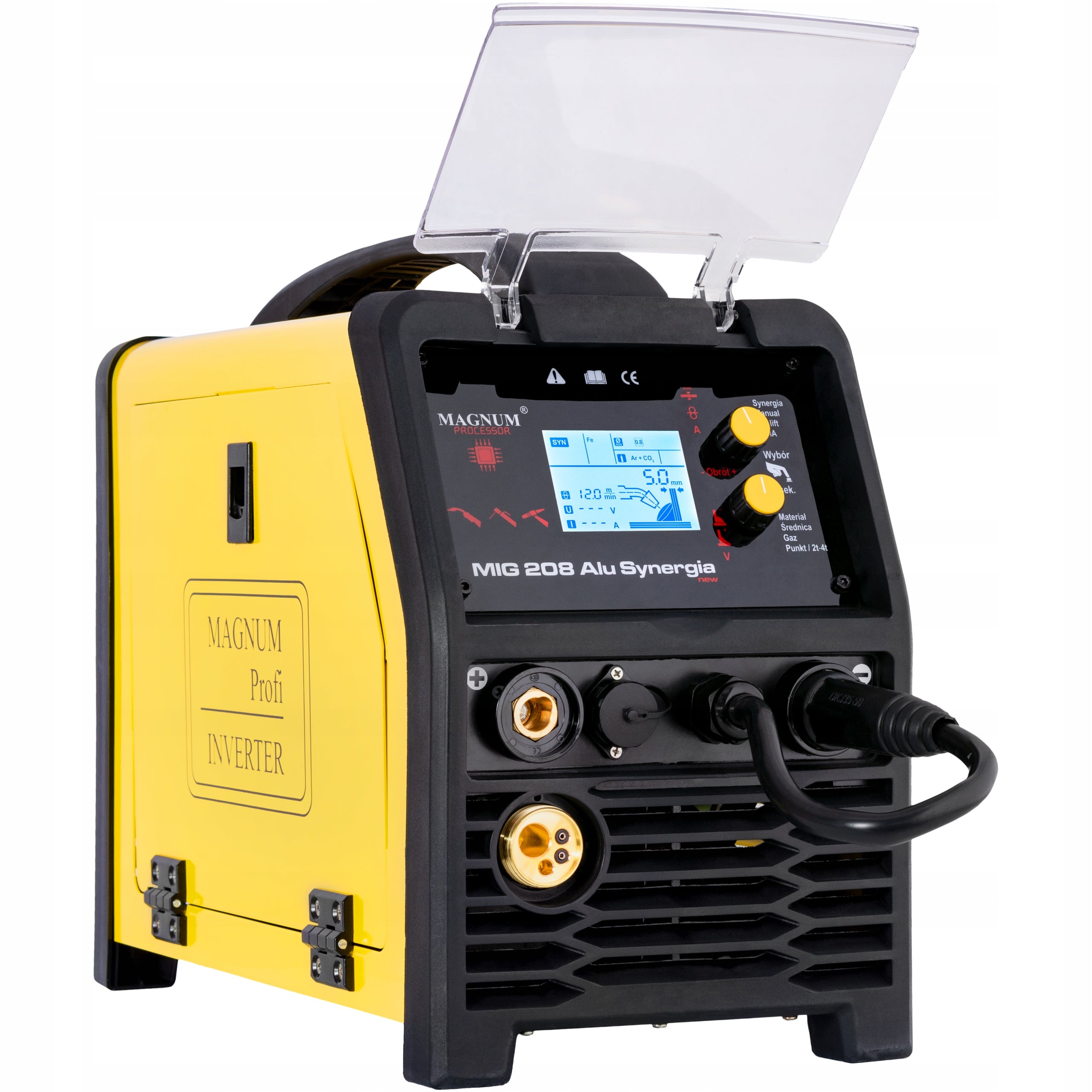 WELDING MACHINE MIGOMAT MAGNUM MIG 208 ALU SYNERGY 200A ALUMINIUM TROLLEY Packaging status original
