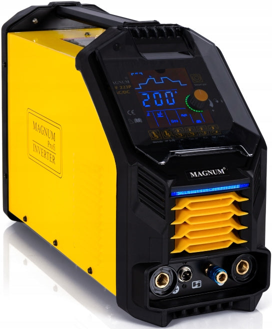 WELDING MACHINE TIG HF FOR ALUMINIUM MAGNUM TIG HF THF 223 PULSE AC/DC BI LEVEL MMA Packaging status original