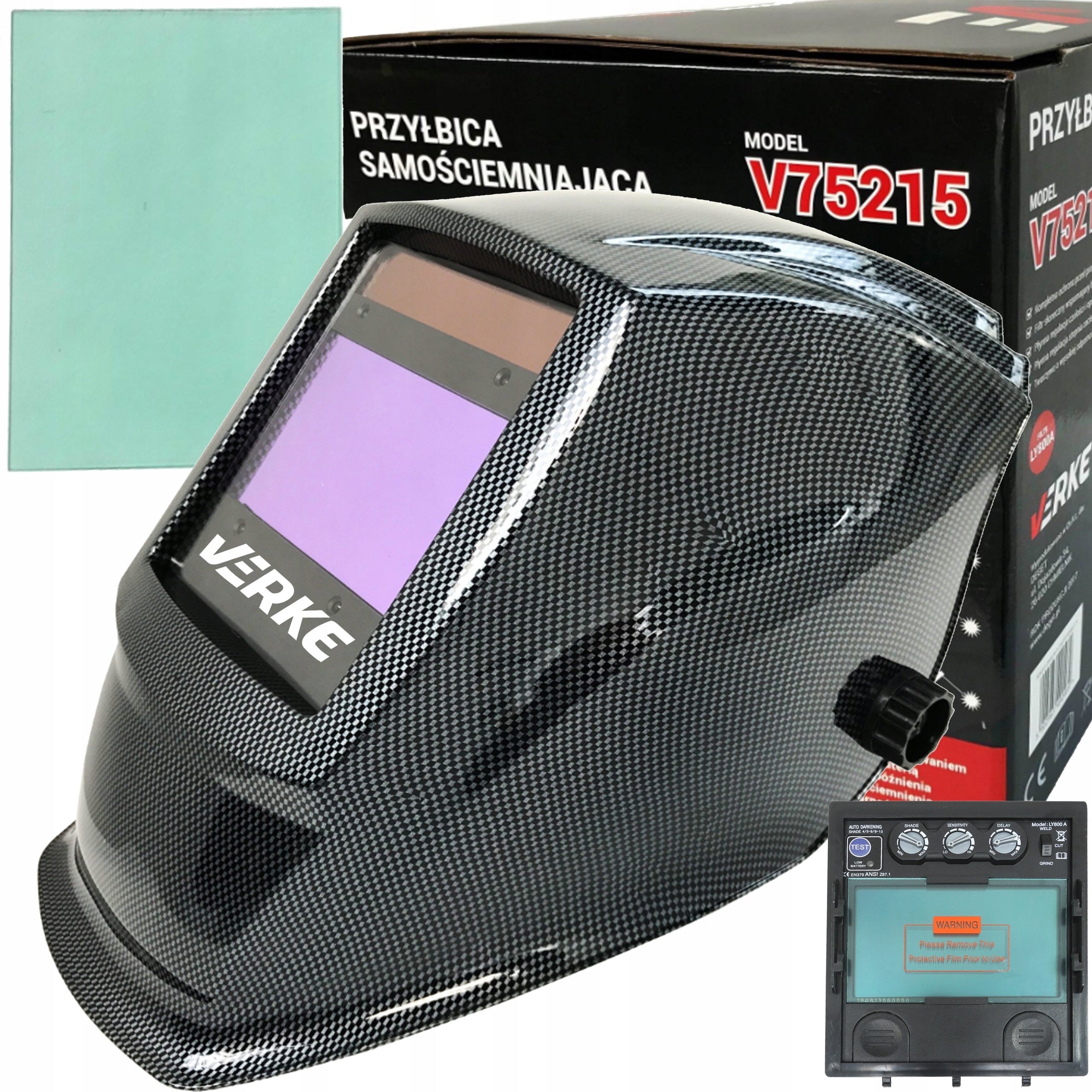 WELDING MASK SELF-TINTING VISOR FOR WELDING FILTER ADJUSTMENT