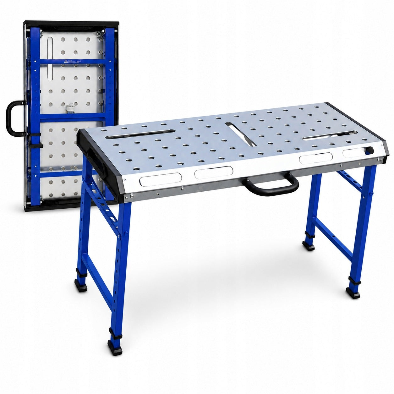 WELDING TABLE 454kg FOLDING ADJUSTABLE WORKING PORTABLE METAL