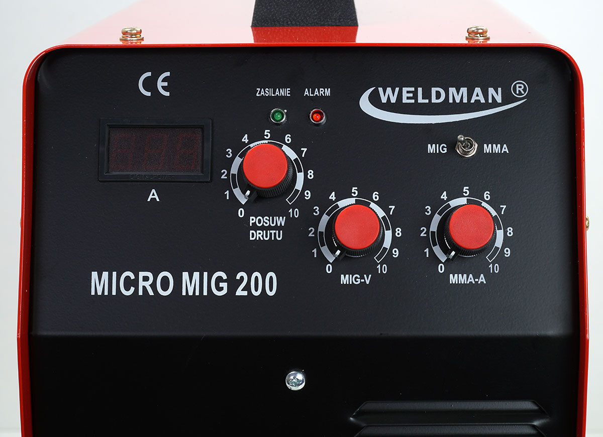 WELDMAN MICRO MIG 200 200A MMA TIG LIFT WELDING MACHINE Manufacturer code 103 105 MAPL