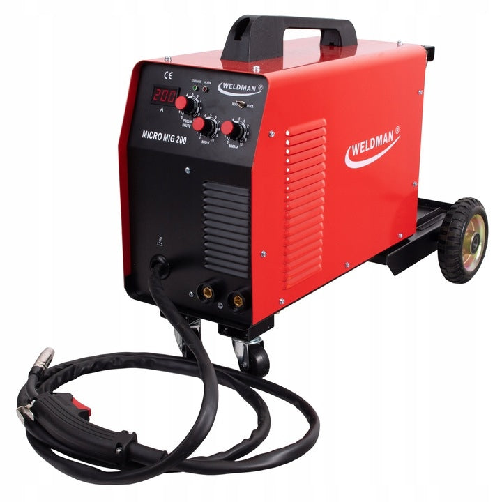 WELDMAN MICRO MIG 200 200A MMA TIG LIFT WELDING MACHINE