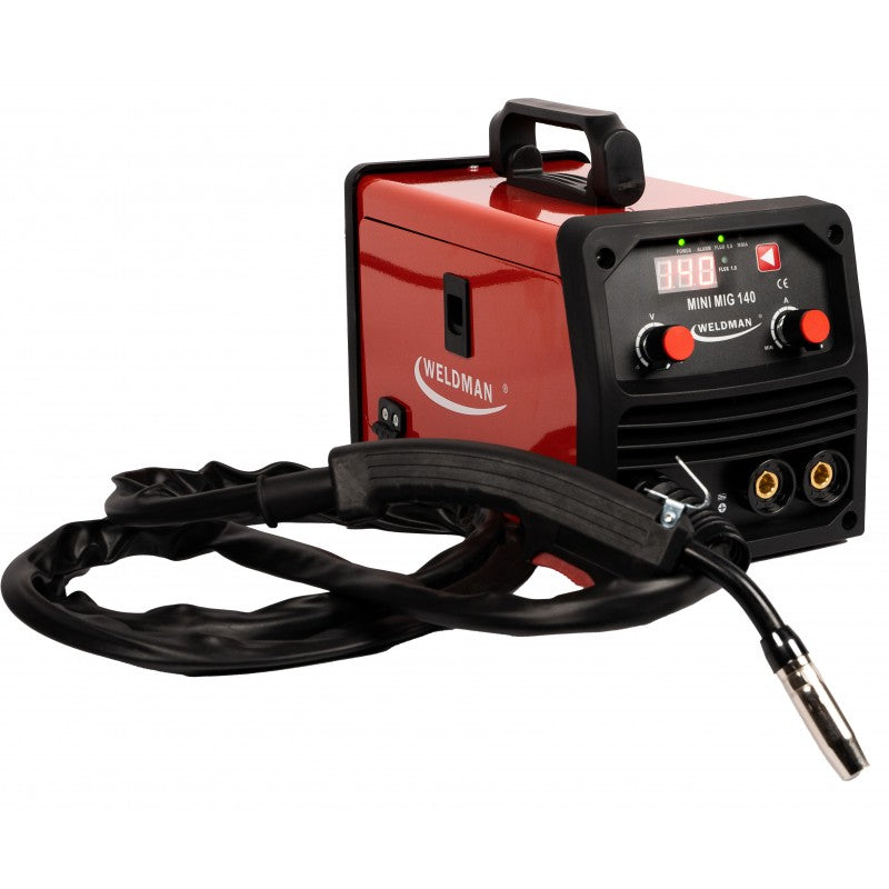 WELDMAN MINI MIG 140 SYN Welding machine FLUX MMA 140A Synergy IGBT 230V Brand Weldman