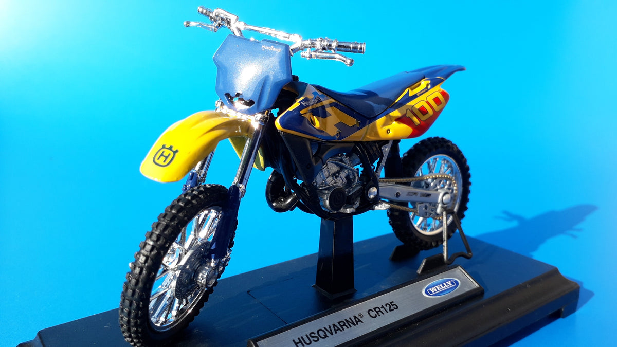 WELLAS HUSQVARNA CR 125 Cool Metal WELLY 1:18 Manufacturer code 34665166