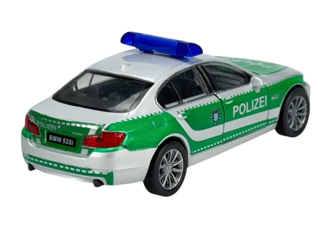 WELLY BMW 535i F10 SERIES 5 POLYZEI 1:34 NEW METAL MODEL 43635 Color gray