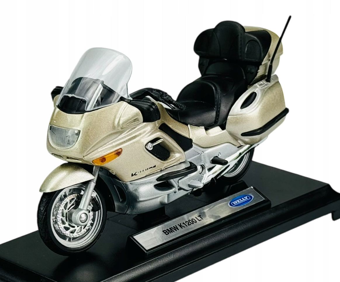 WELLY BMW K1200 LT K1200LT 1:18 MOTORCYCLE NEW MODEL WITH STAND 12147