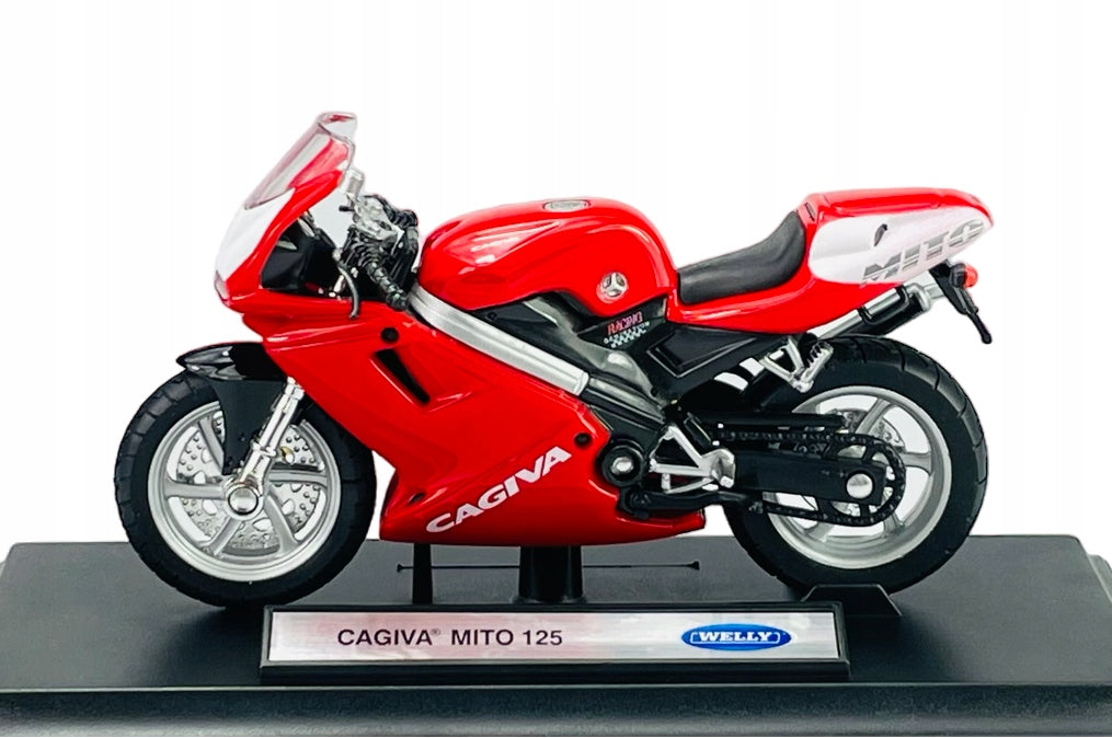 WELLY CAGIVA MITO 125 1:18 12163 NEW METAL MODEL Manufacturer code 29197092