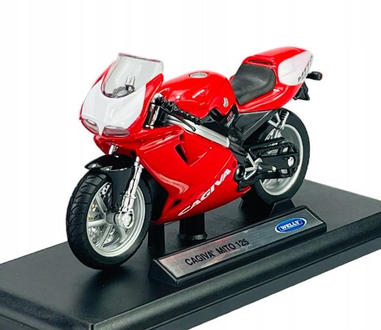 WELLY CAGIVA MITO 125 1:18 12163 NEW METAL MODEL
