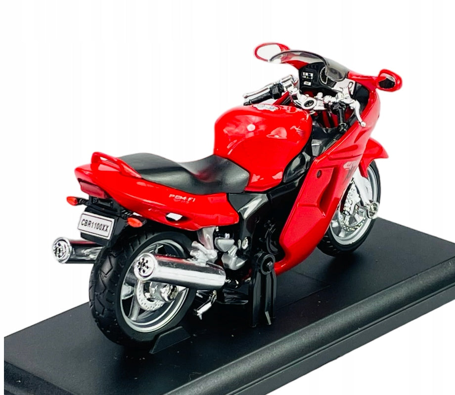 WELLY HONDA CBR 1100XX RED 1:18 MOTORCYCLE NEW MODEL Kid's age 3+ years