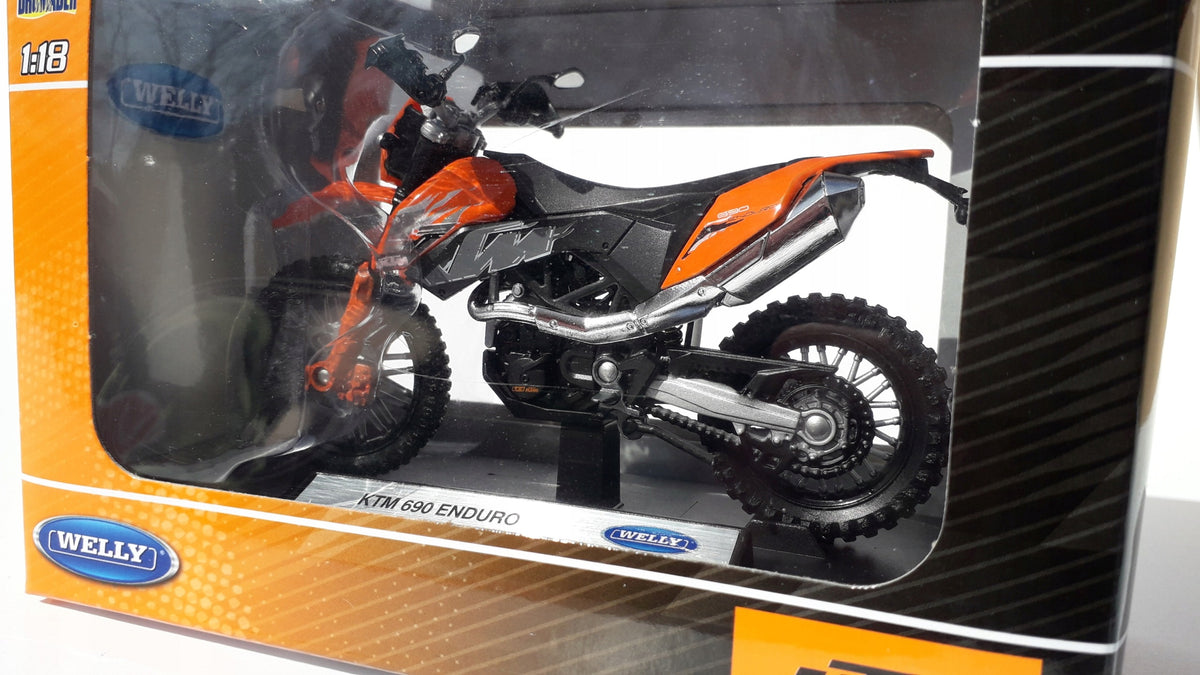 WELLY KTM 690 Enduro Motorcycle Metal Model WELLY 1:18 Manufacturer code 29197044