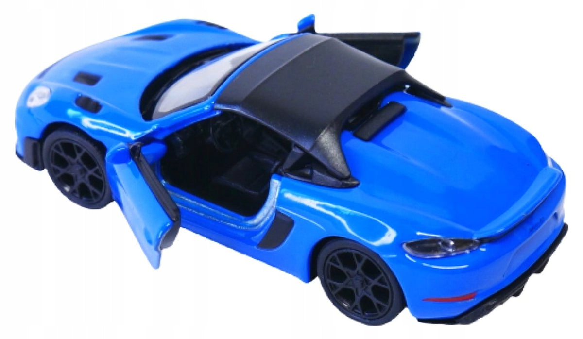 WELLY Porsche 718 Spyder RS Blue Metal WELLY 1:34 Brand Welly