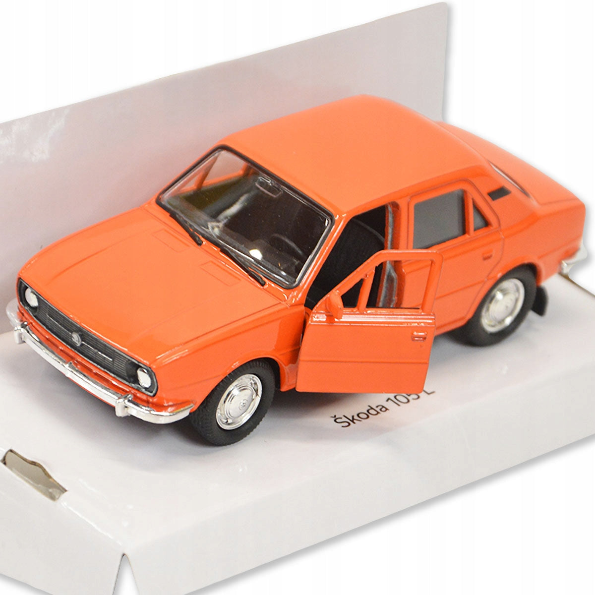 WELLY SKODA 105L ORANGE 1:34 METAL MODEL Manufacturer code 19721