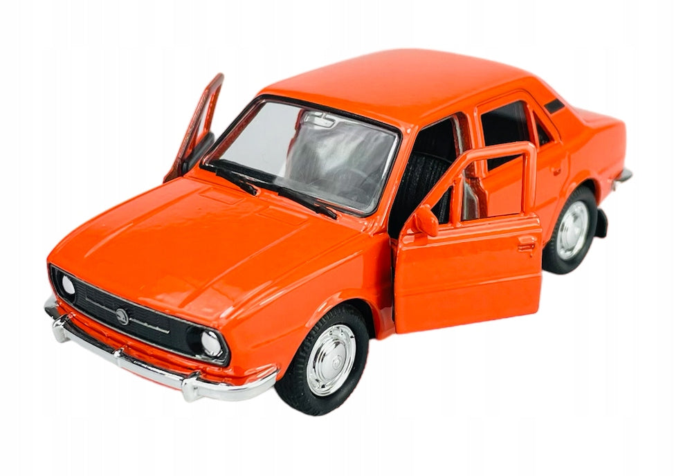 WELLY SKODA 105L ORANGE 1:34 METAL MODEL