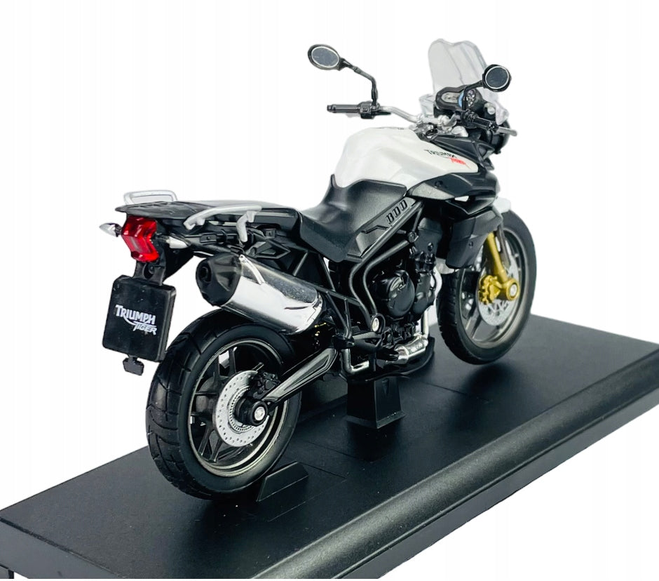 WELLY TRIUMPH TIGER 800 1:18 MOTORCYCLE NEW MODEL WITH STAND 12835 Brand Welly