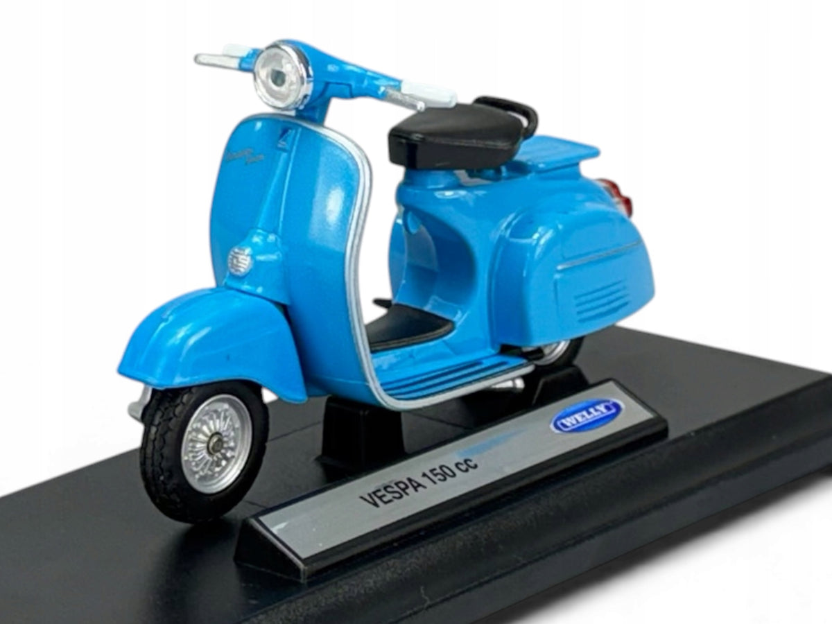 WELLY VESPA 150CC 1:18 MOTORCYCLE SCOOTER NEW WITH STAND 12848