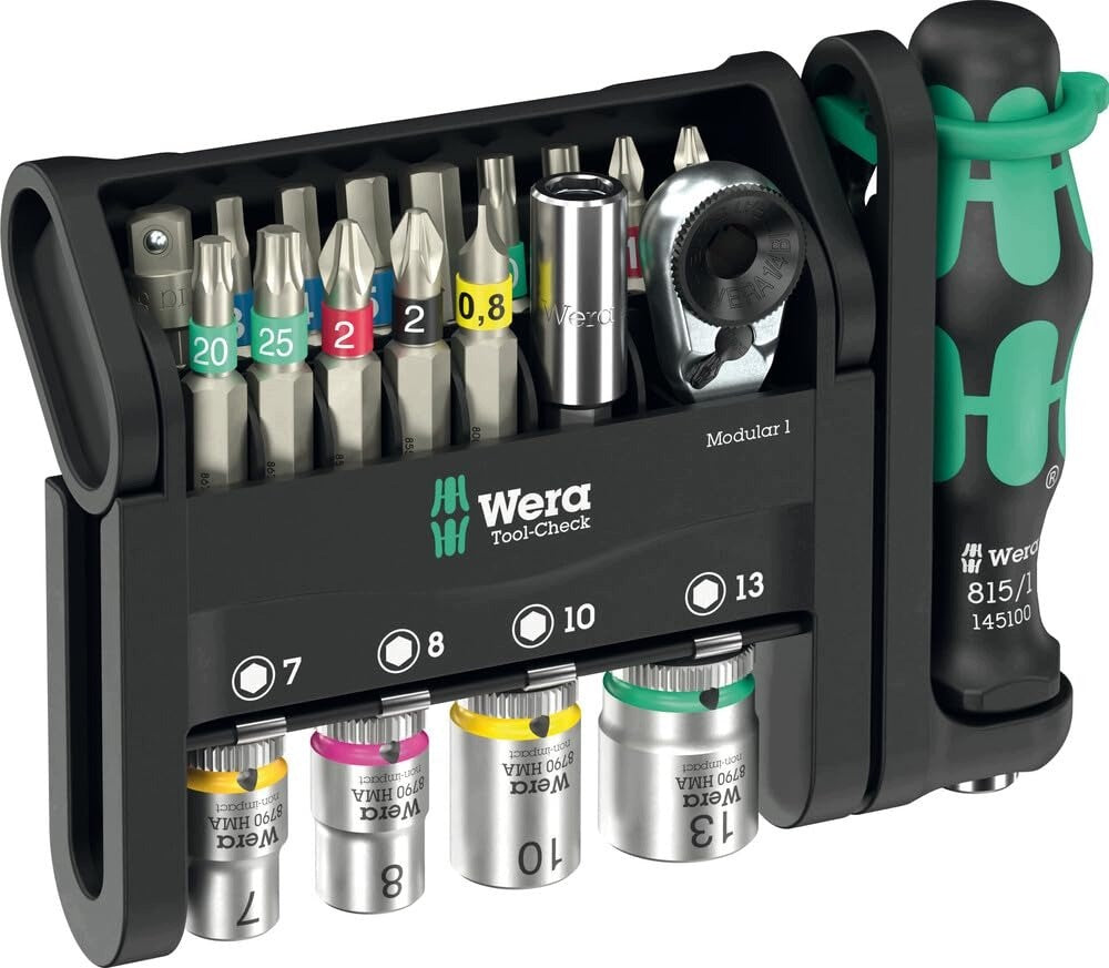 WERA TOOL-CHECK MODULAR 1 21 PARTS KIT