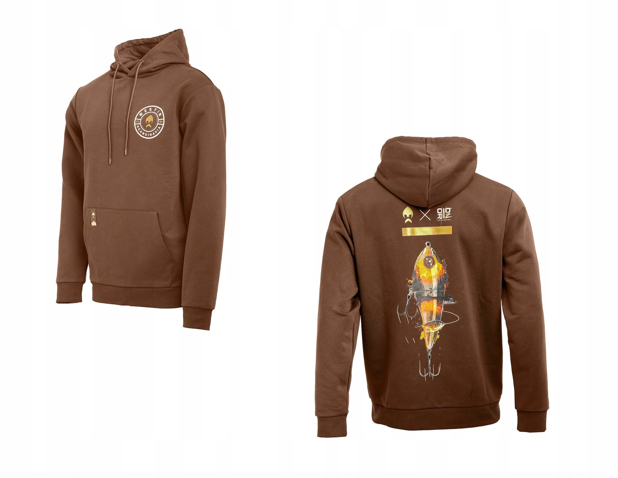 WESTIN Lure Dark Brown Hoodie-L