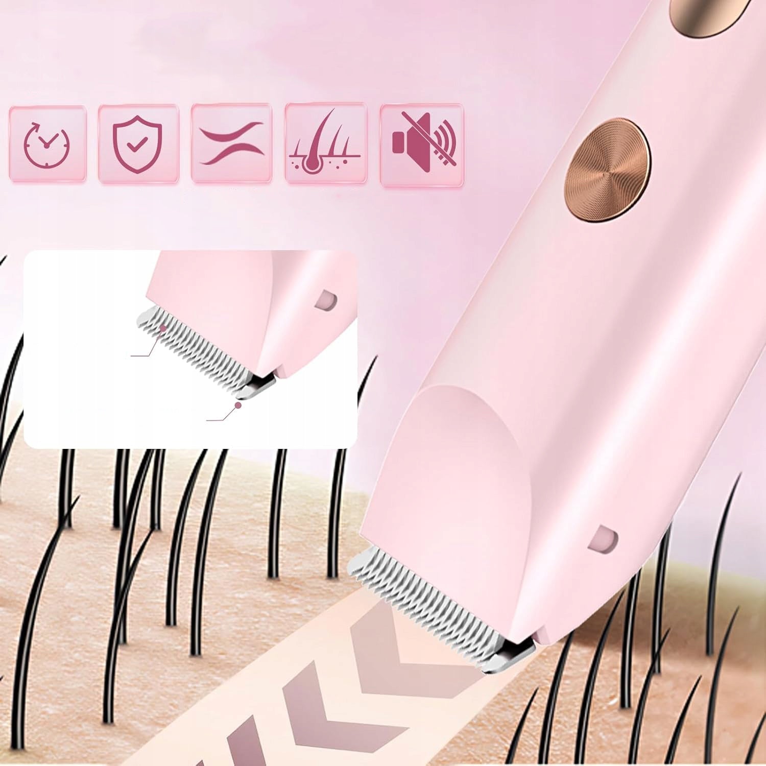 WET AND DRY HAIR CLIPPER FOR WOMEN, WATERPROOF Brand no brand