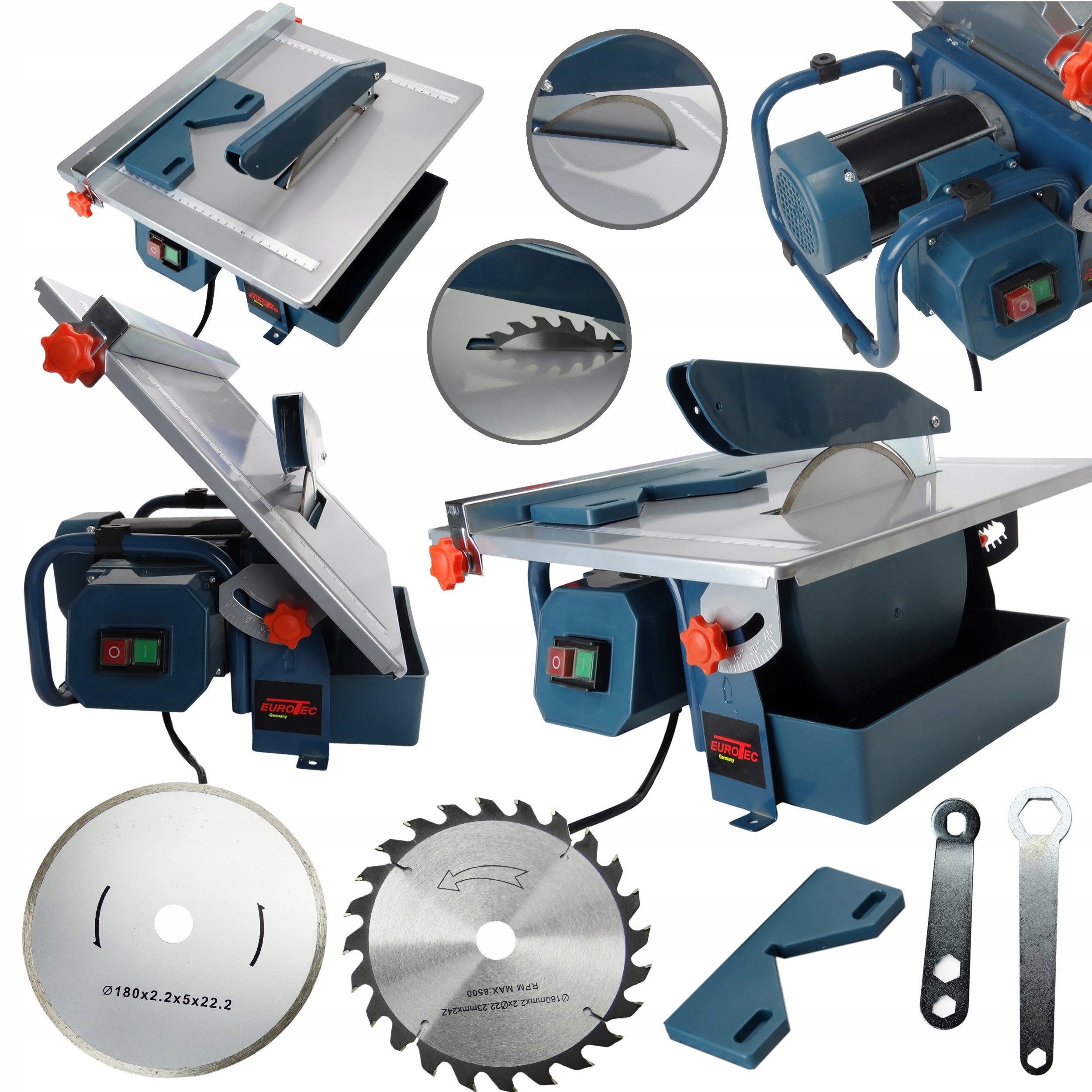 WET AND DRY TILE GLAZE CUTTER 2IN1 1800W WOOD Saw