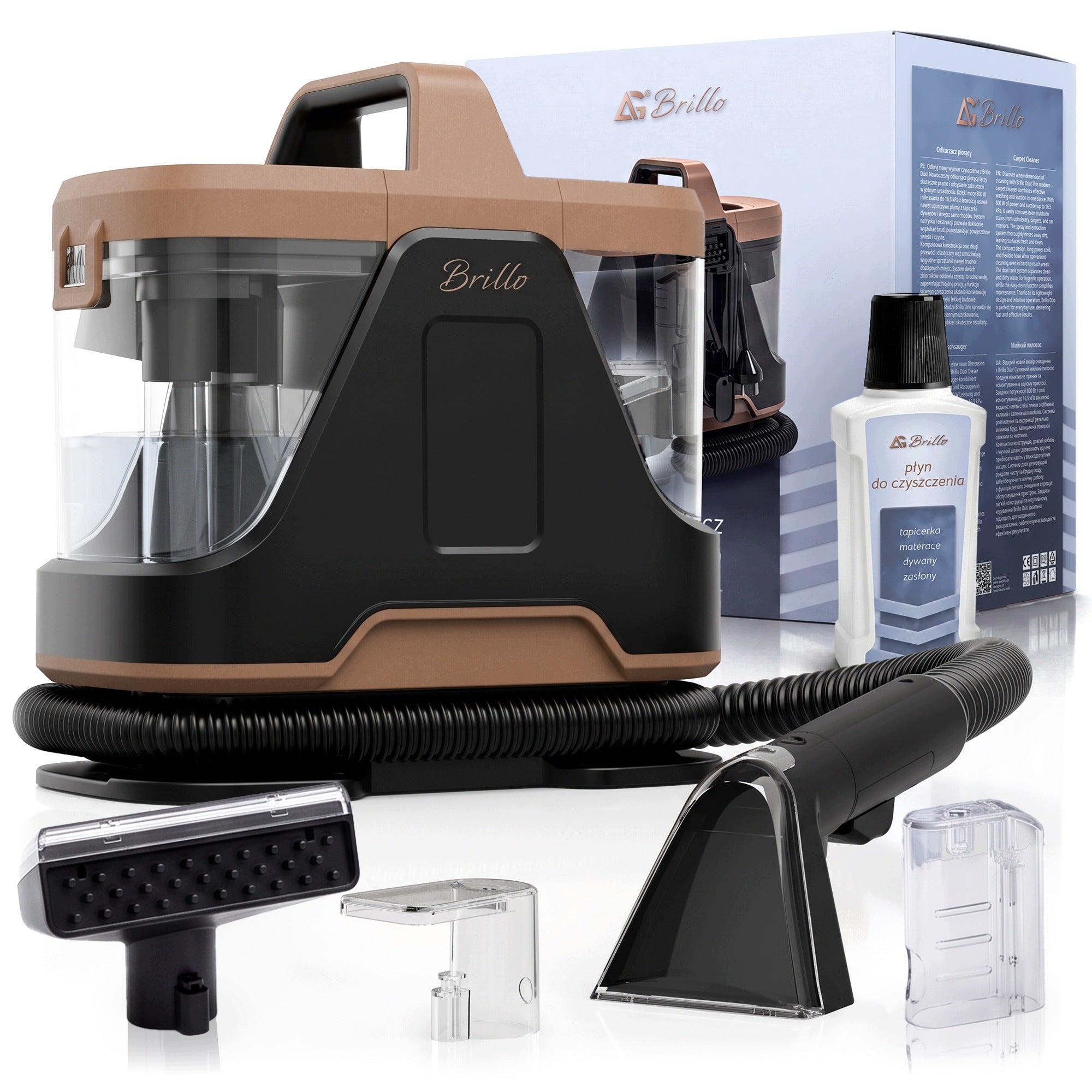 WET CARPET UPHOLSTERY WASHING VACUUM CLEANER DRY SPRAY + DETERGENT