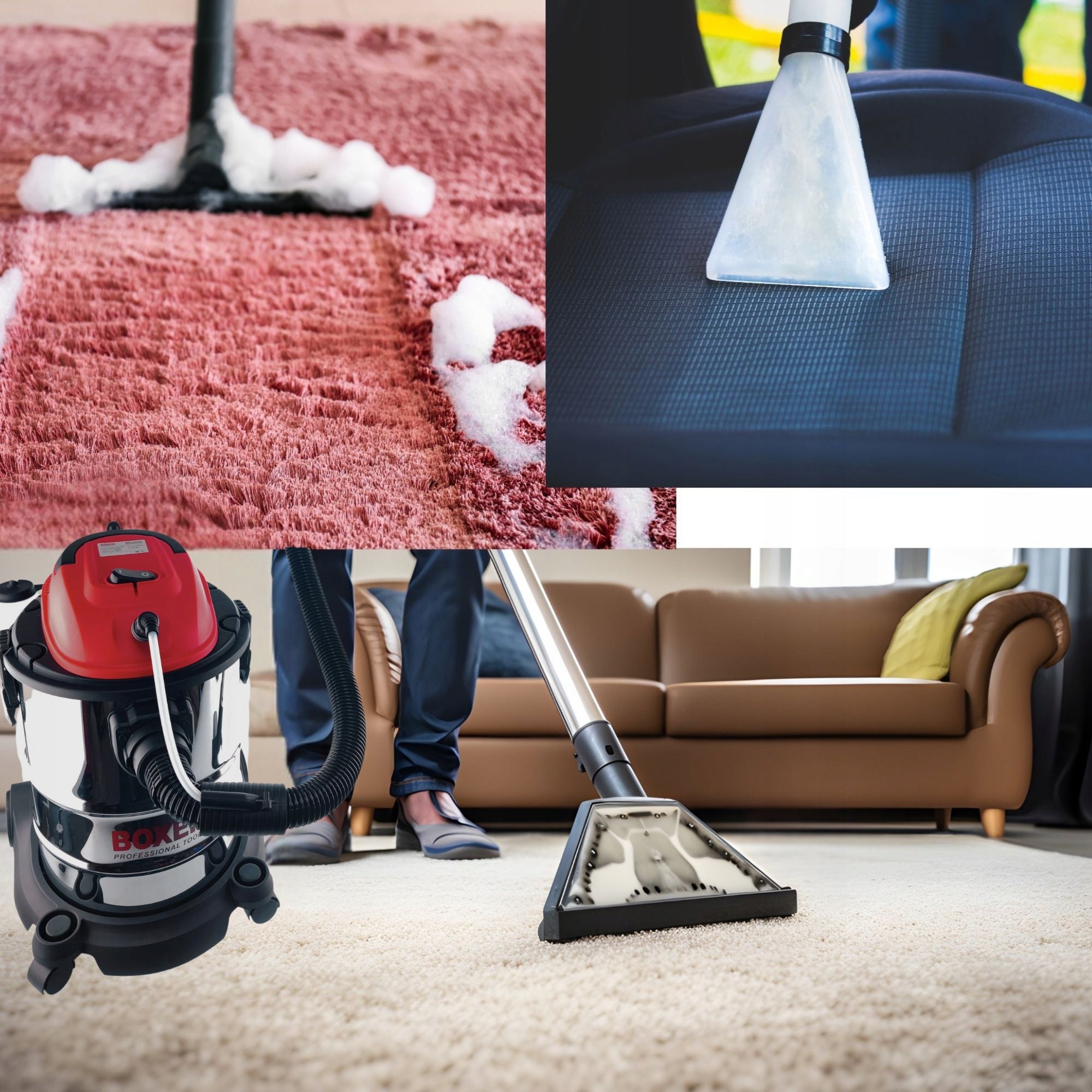 WET DRY SUCTION VACUUM CLEANER FOR UPHOLSTERY CARPETS 4IN1 2800W Brand no brand