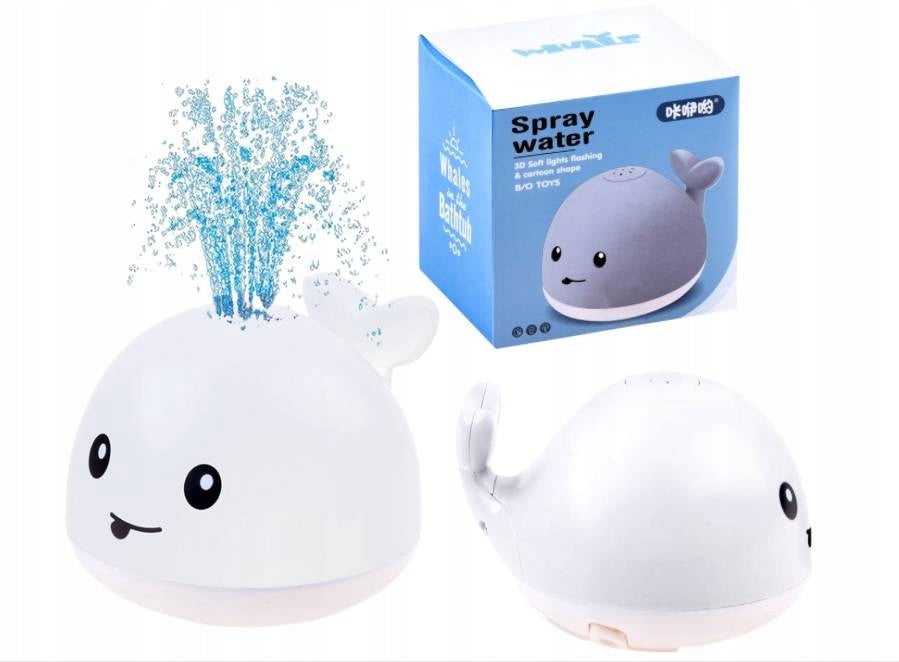 WHALE SQUIRTING WATER LED BATH TOY Manufacturer code RTDR002