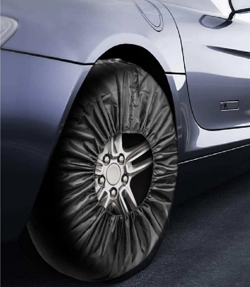 WHEEL COVER TYRE PROTECTIVE COVERS RIM SET OF 4 PCS 14-17 INCHES EAN (GTIN) 5906574211222