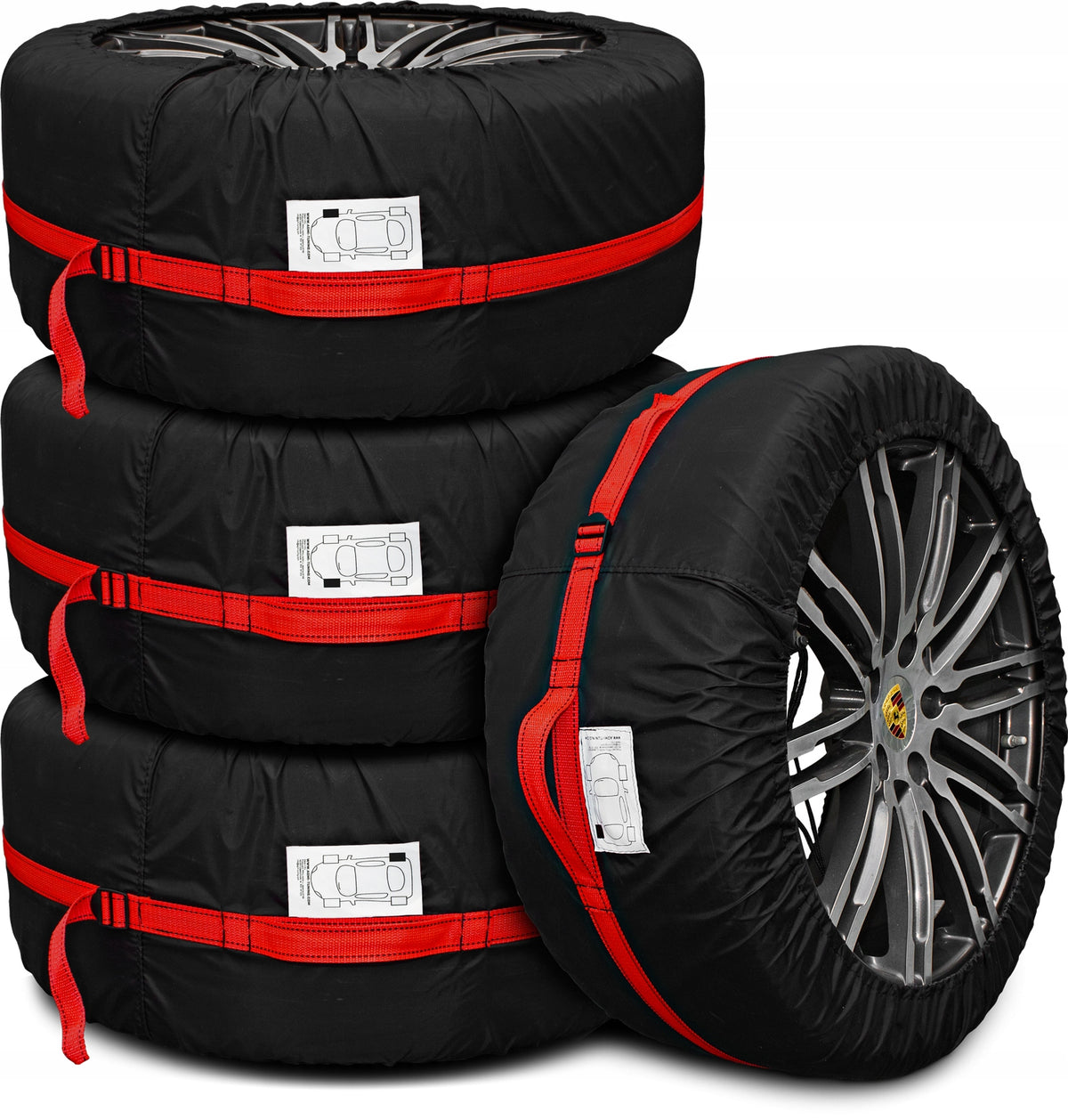 WHEEL COVERS CAR TIRES WATERPROOF STORAGE 13-17 INCHES x4 Manufacturer's catalog number mm271