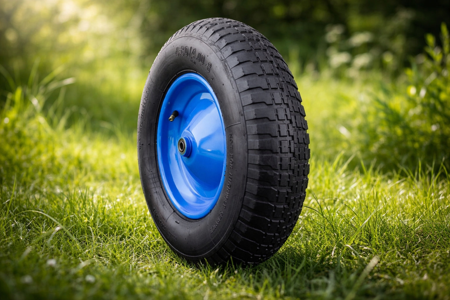 WHEEL PUMPED FOR WHEELBARROW, TROLLEY 400x8 400/8 400-8 4,00-8 HOLE 20mm STRONG Brand no brand