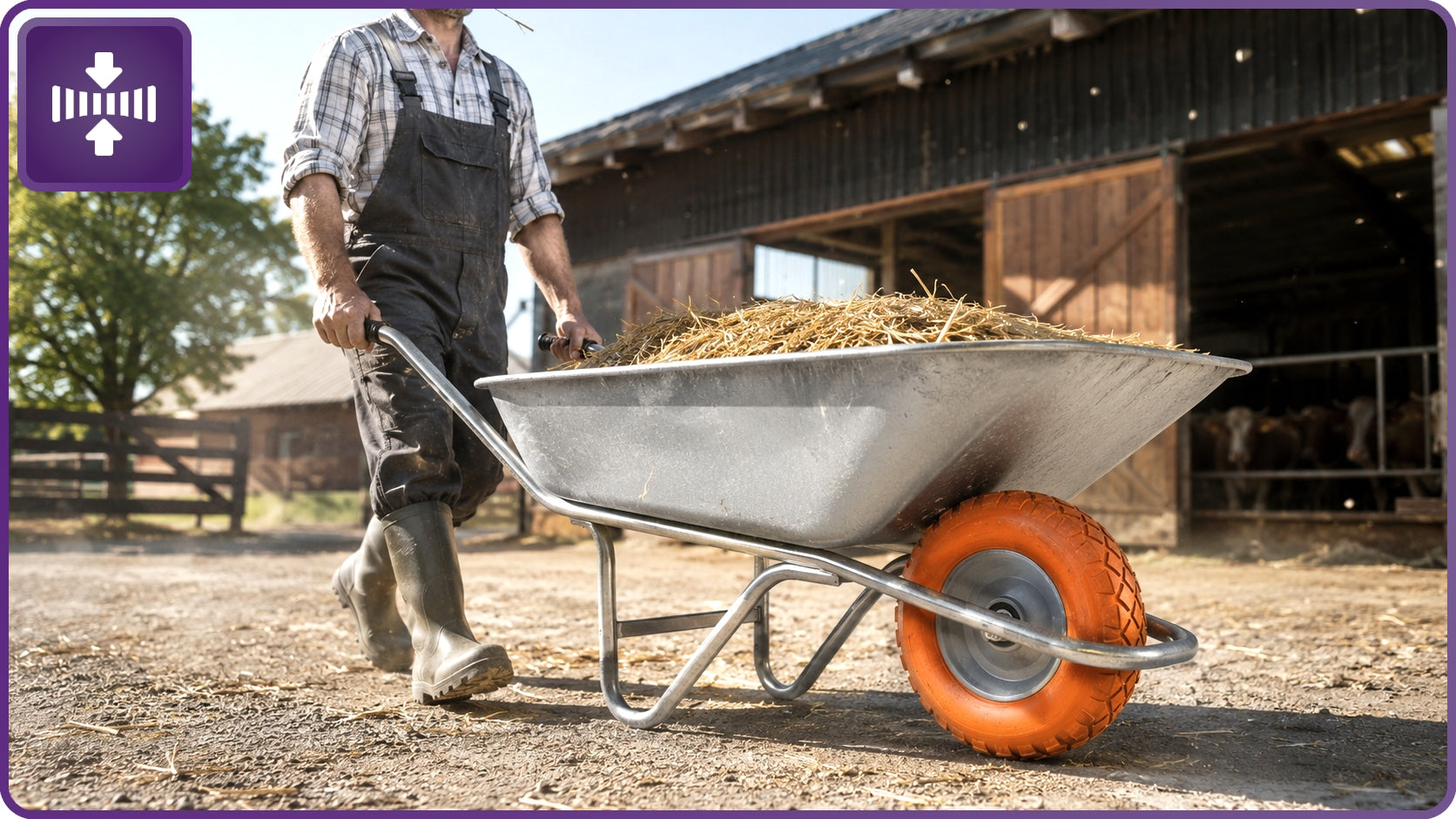 WHEELBARROW WHEEL FULL IMPENETRABLE 4.00-8 STEEL BEARING RIM 12 MM Packaging status original