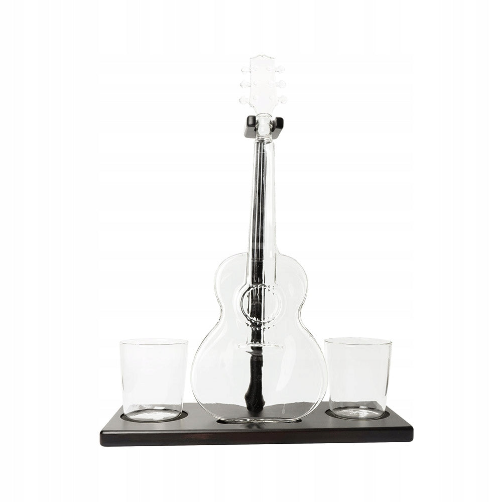 WHISKEY DECANTER GUITAR GIFT SET GLASSES gift for guitarist Manufacturer code prezent dla muzyka karafka na alkohol wino