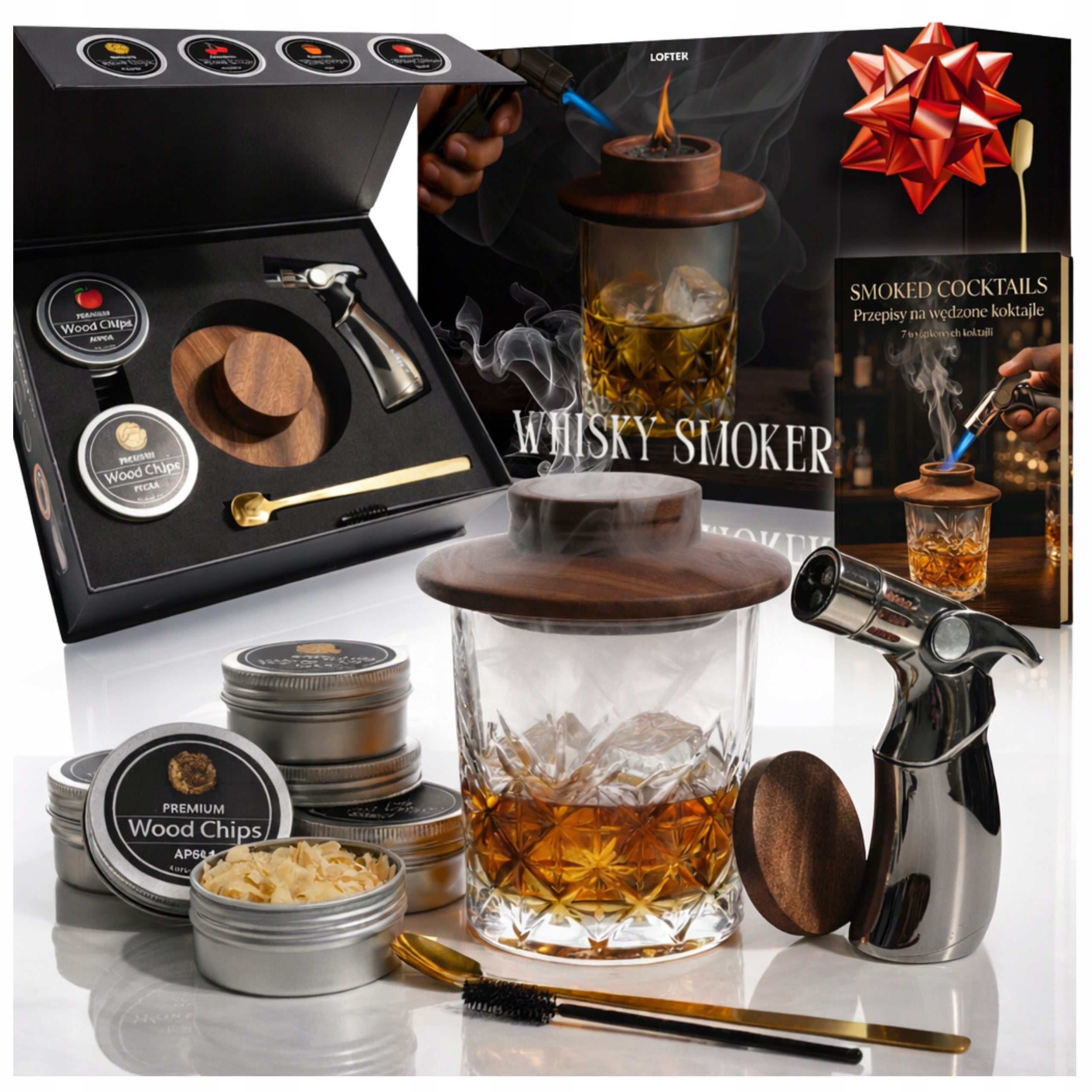 WHISKY SMOKER Smoking Kit Birthday Gift for Man + E-book