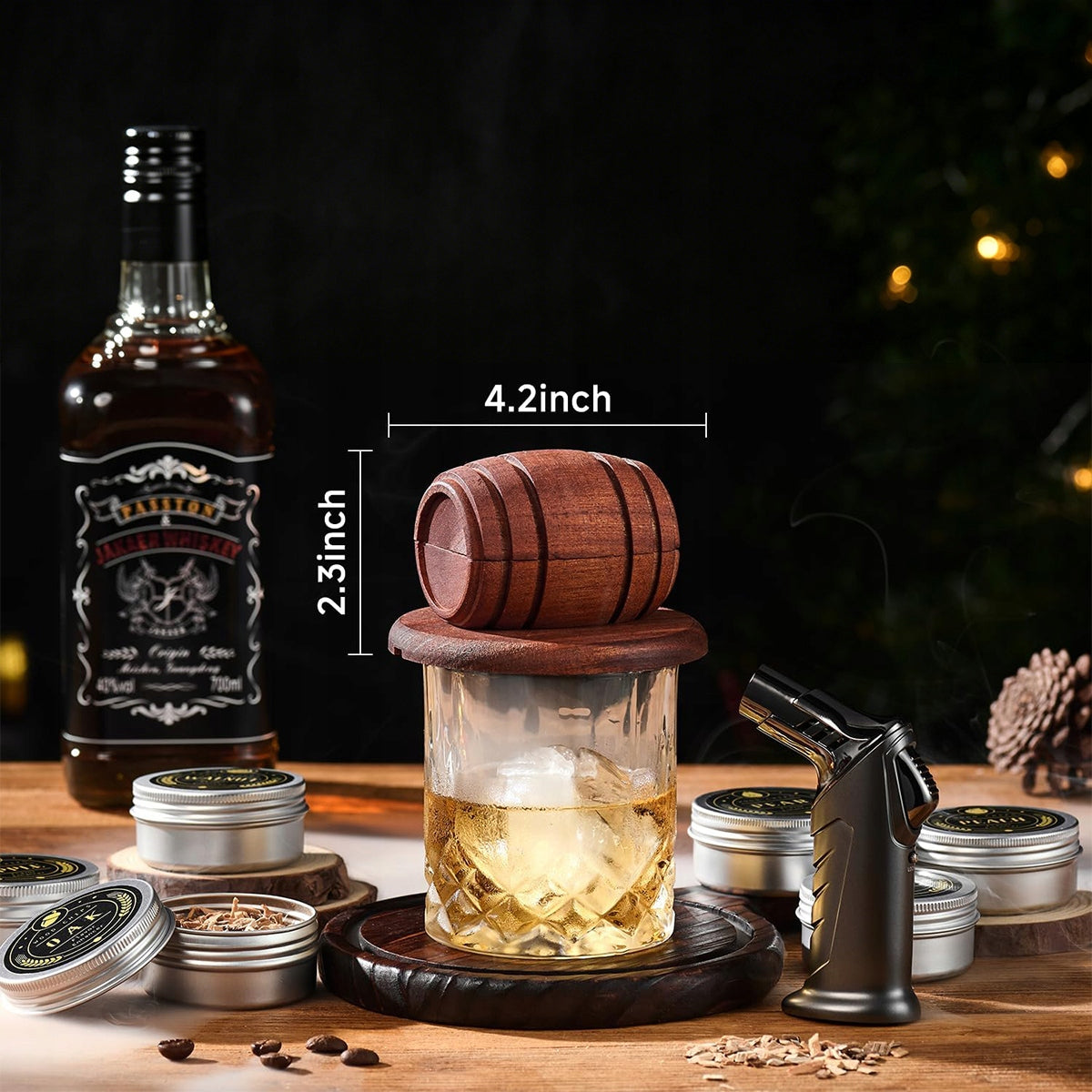 WHISKY SMOKER Smoking Set Birthday Gift for Man. EAN (GTIN) 4058423987121