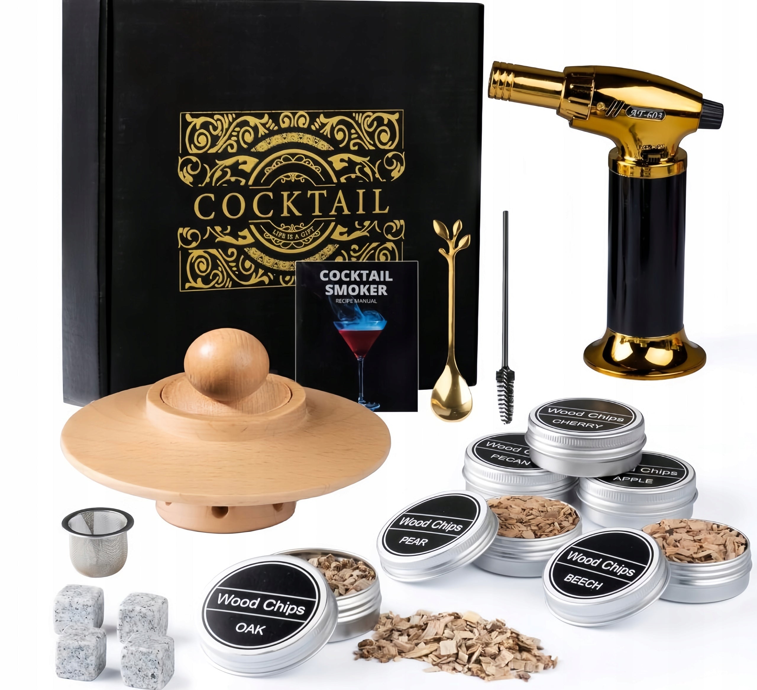 WHISKY SMOKER Smoking Set Birthday Gift for Man