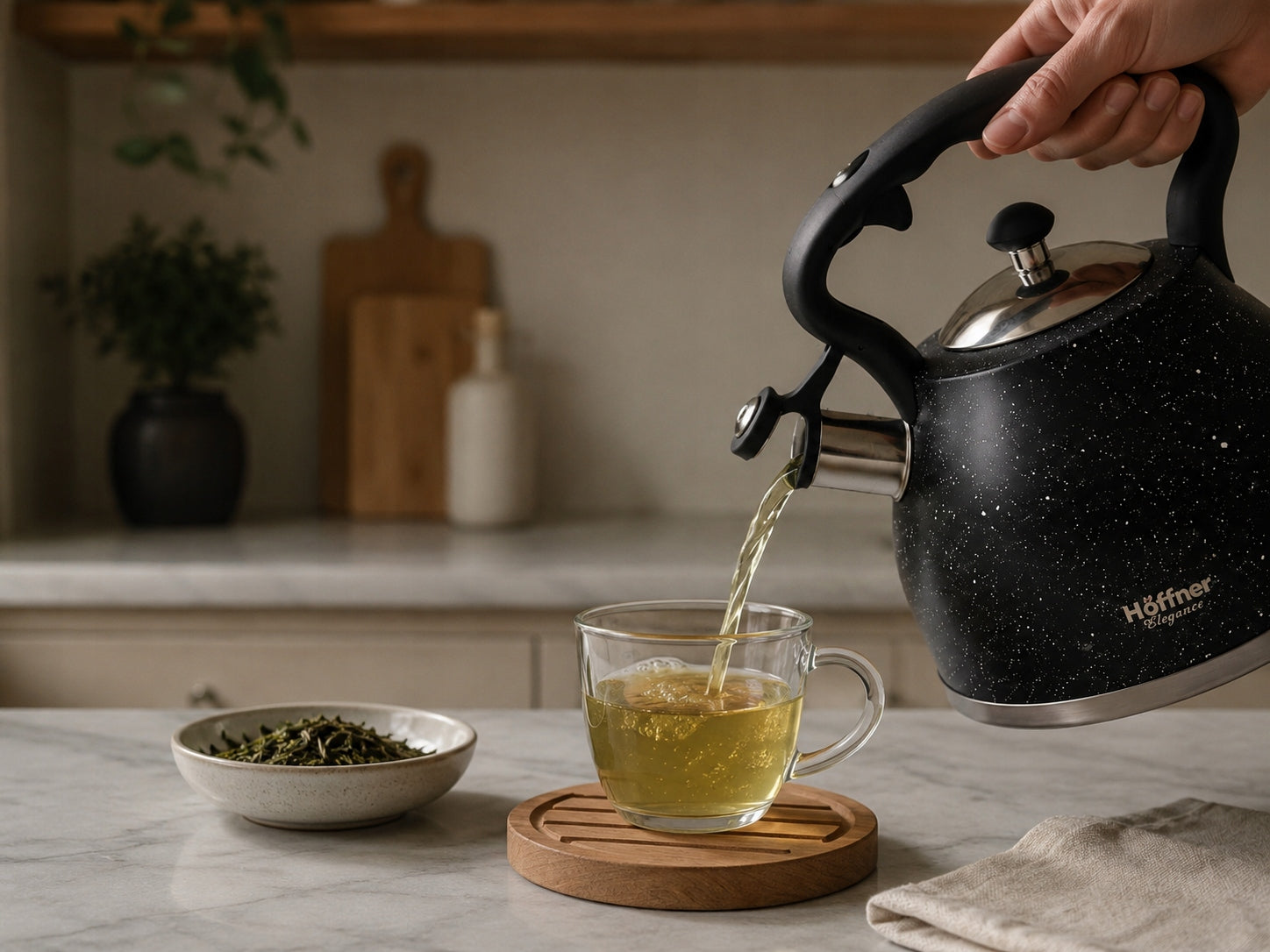 WHISTLING KETTLE 2,7L FOR INDUCTION, GAS & ALL HOBS | STAINLESS STEEL Manufacturer code HF-4953