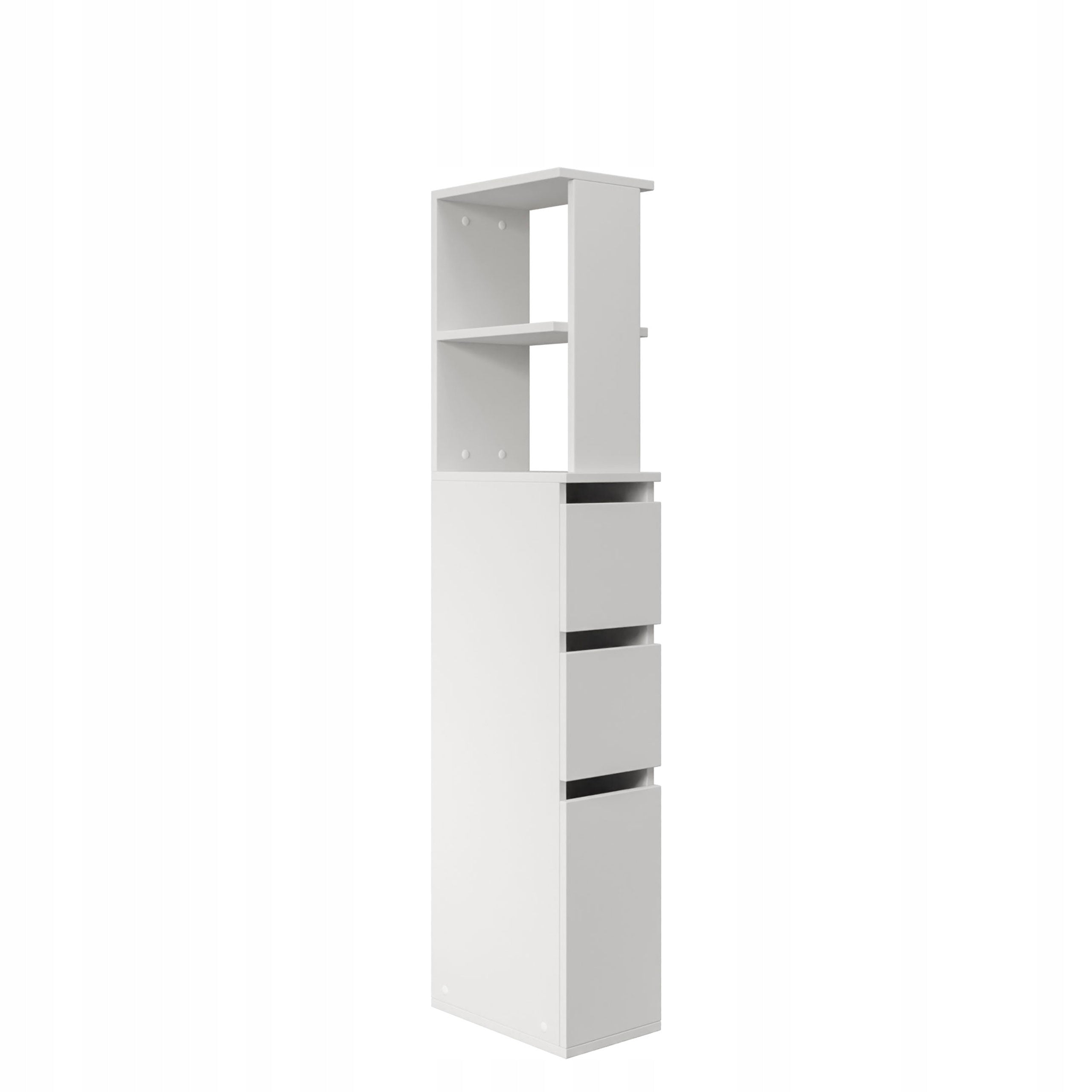 WHITE Bathroom Cabinet ROSE Bookcase for Bathroom