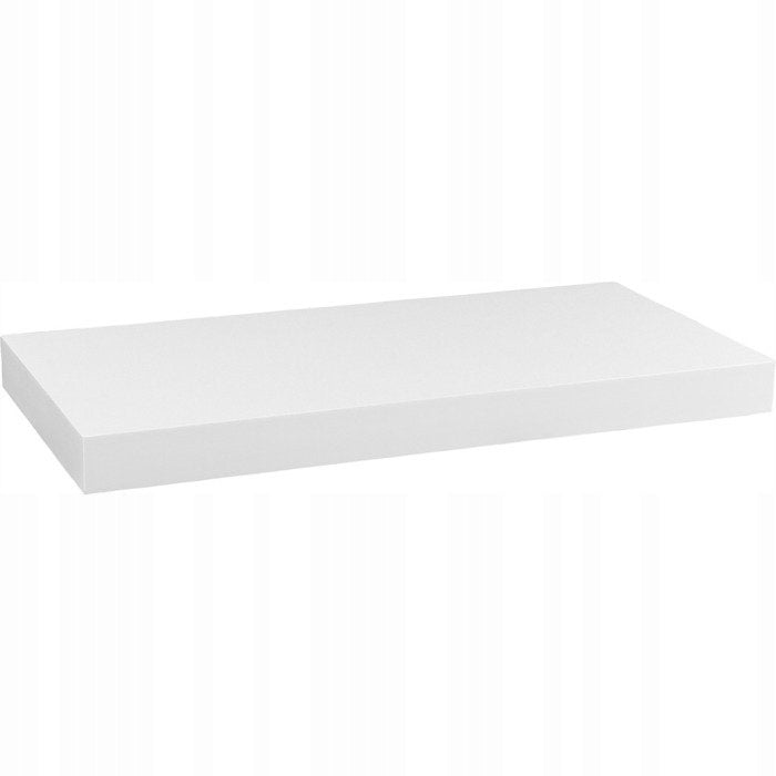 WHITE MATT WALL SHELF HANGING VOLATO 50 CM