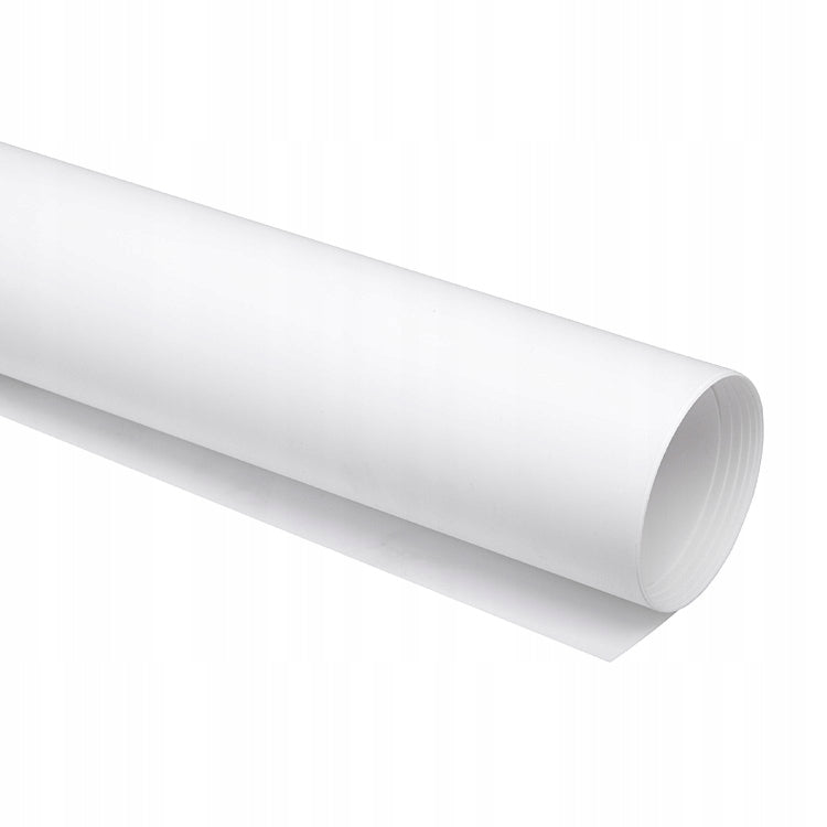 WHITE Photo Background 1x2m PVC 100x200cm Vinyl