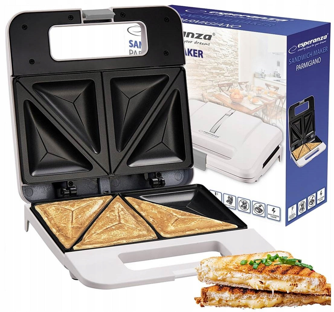 WHITE TOASTER SANDWICH TOASTER
