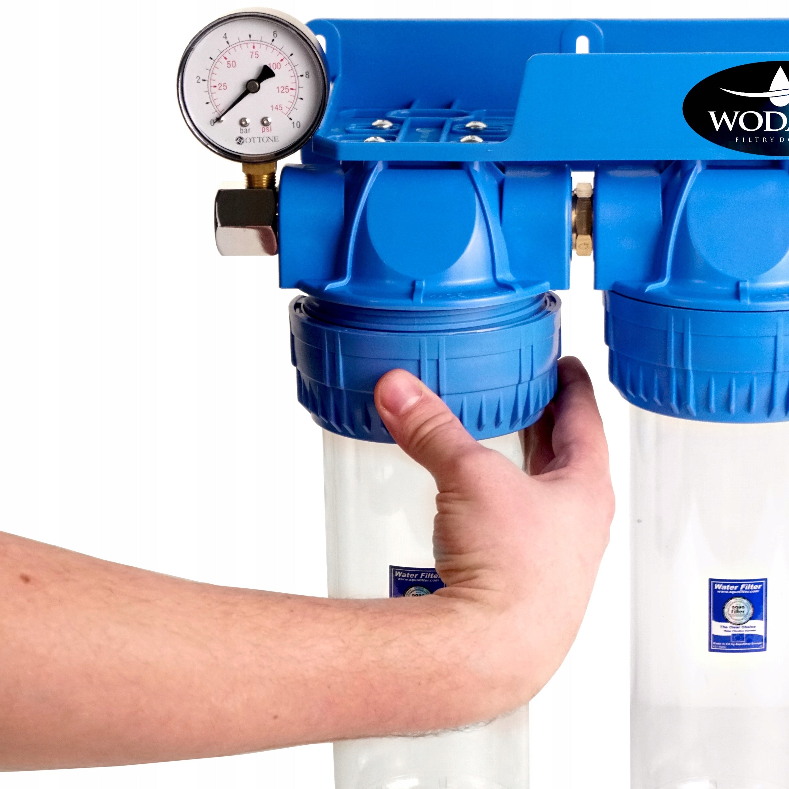 WHOLE HOUSE PRE-WATER FILTER 3 STAGE SOFTENER + FILTER KIT Model FCCST
