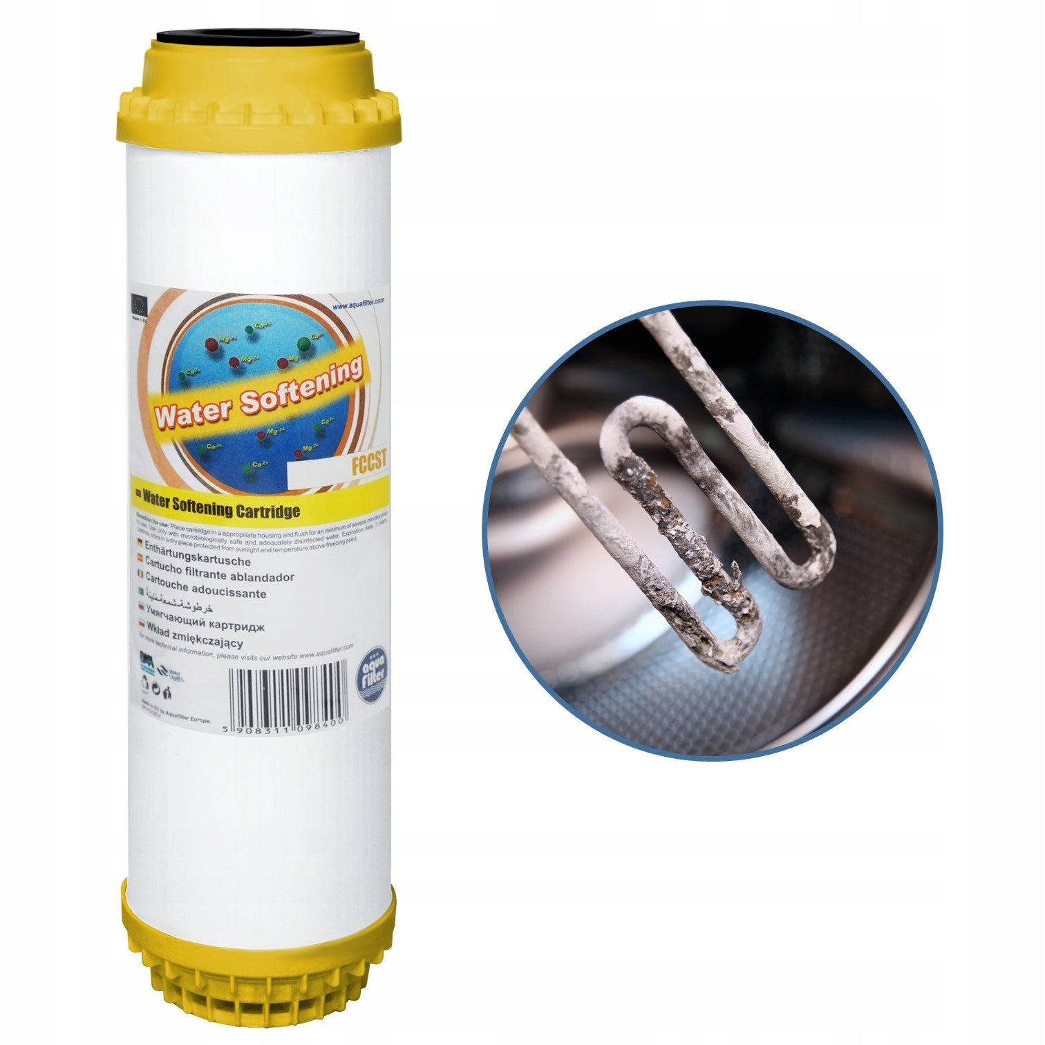 WHOLE HOUSE WATER FILTER IRON SOFTENER 3/4 - Flow-through for Home Product weight with unit packaging 0.01 kg