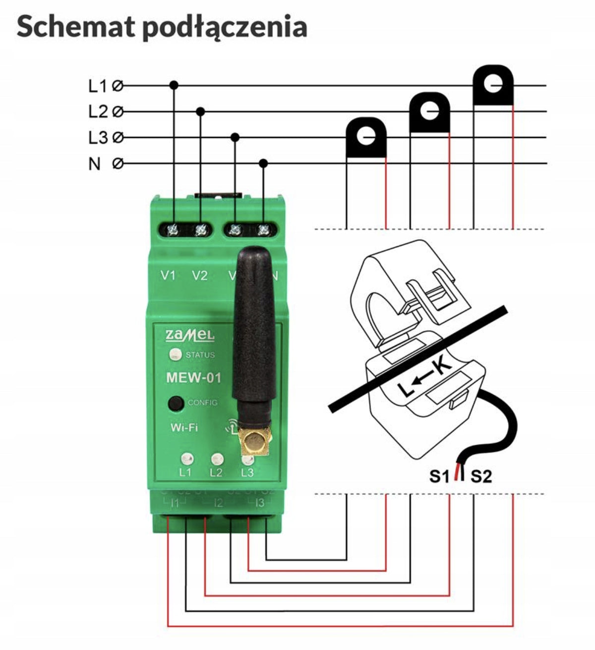WI-FI ELECTRICITY MONITOR MEW-01 MRP Brand Zamel