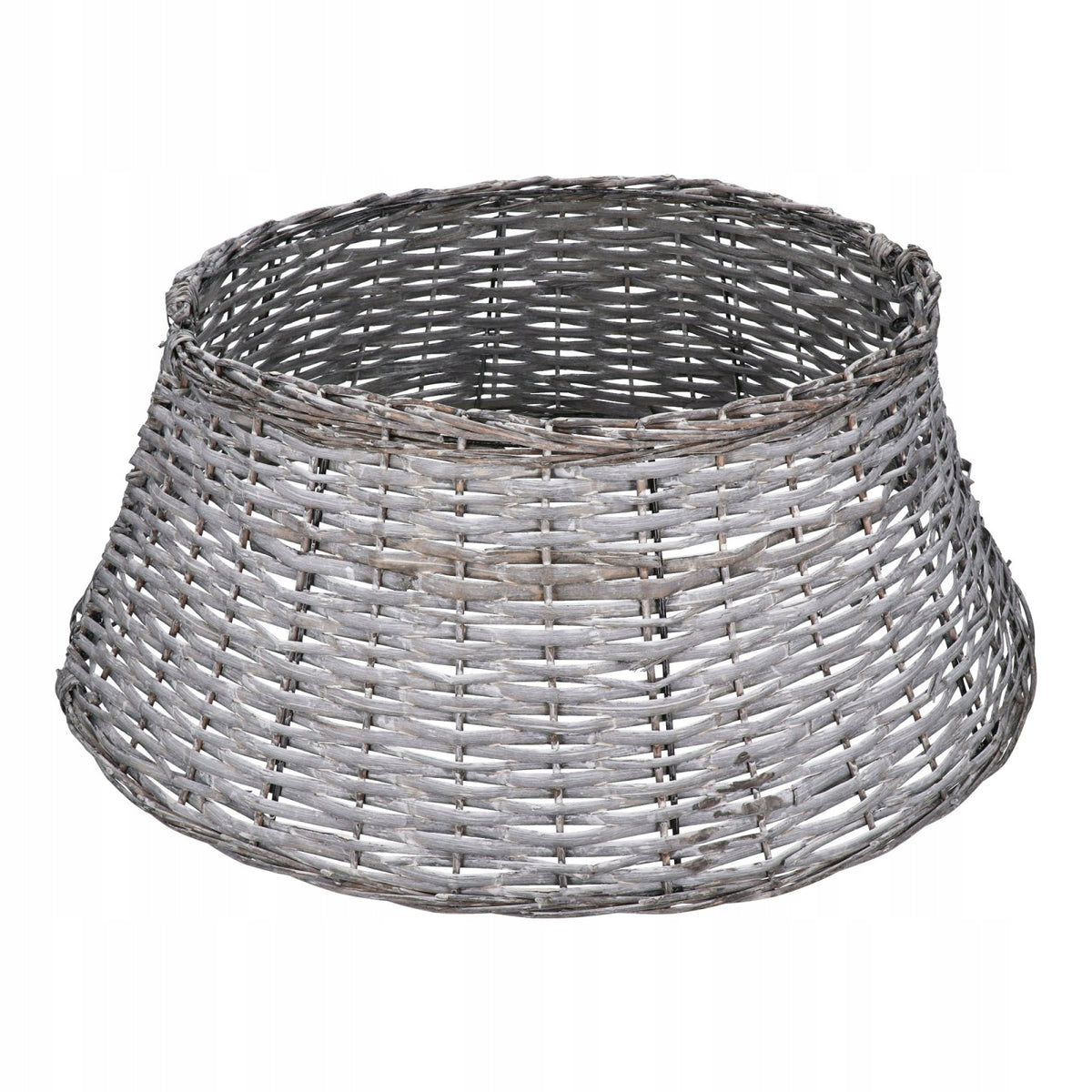 WICKER COVER FOR CHRISTMAS TREE 81 cm WICKER BASKET BLEACHED STAND BOHO Packaging status original