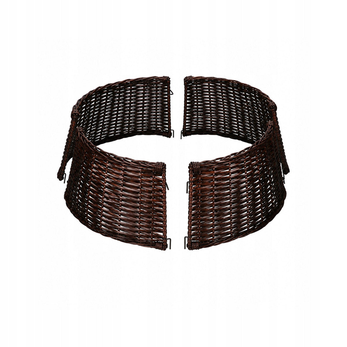WICKER COVER FOR CHRISTMAS TREE 81 cm WICKER BASKET DARK BROWN BOHO STAND Manufacturer code STOJAKA OSŁONKA NATURAL DUŻY